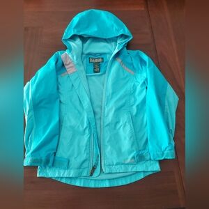 L.L. Bean Kids Aqua Blue Raincoat